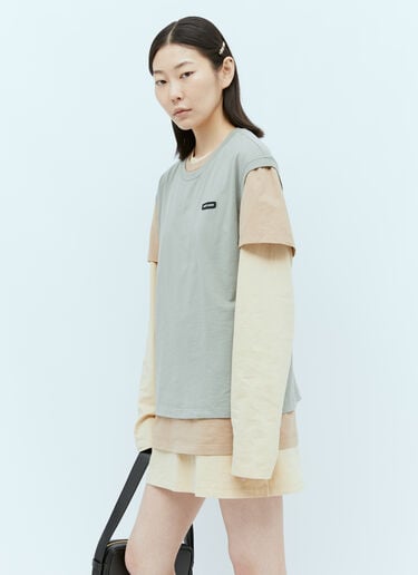 저지 티셔츠 3개 세트 Miu Miu 저지 티셔츠 3개 세트 멀티컬러 miu0355003