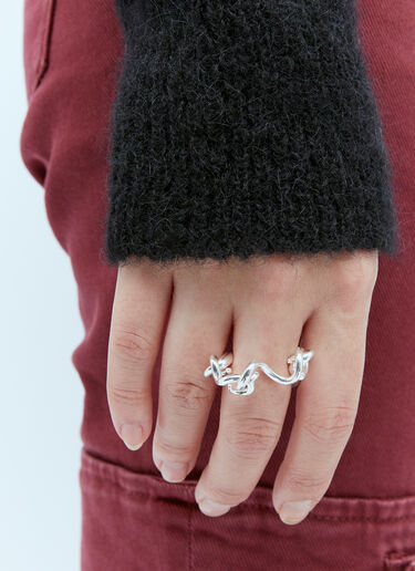 Worm Chain Ring Milko Boyarov Worm Chain Ring Silver mkb0354005