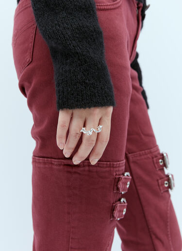 Worm Chain Ring Milko Boyarov Worm Chain Ring Silver mkb0354005