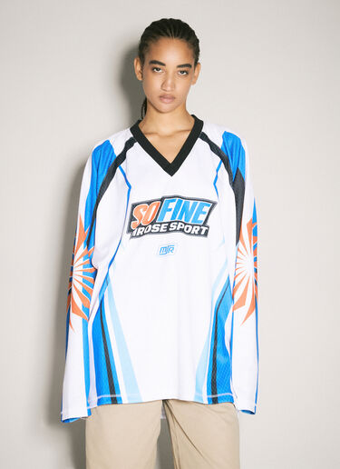 Motorcross Jersey T-Shirt Martine Rose Motorcross Jersey T-Shirt White mtr0358001