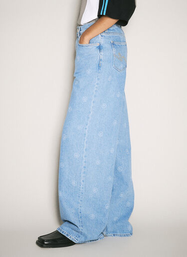 Extended Wide-Leg Jeans Martine Rose Extended Wide-Leg Jeans Blue mtr0358004
