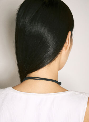Our Legacy Ladon Keyring Necklace Black our0346008