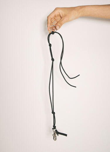 Our Legacy Ladon Keyring Necklace Black our0346008