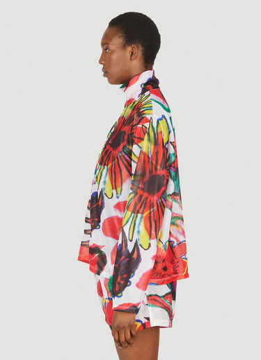 Flowers Print Sweatshirt Our Legacy Flowers Print Sweatshirt Red our0349002