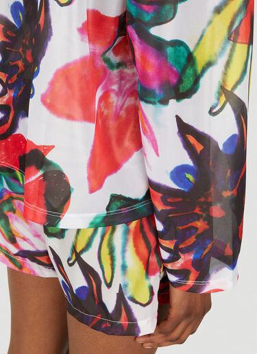 Flowers Print Sweatshirt Our Legacy Flowers Print Sweatshirt Red our0349002