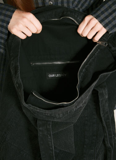 Aviation Tote Bag Our Legacy Aviation Tote Bag Black our0358008