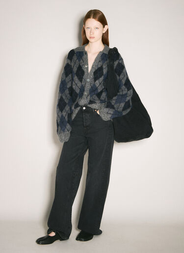 Evening Polo Sweater Our Legacy Evening Polo Sweater Grey our0358020