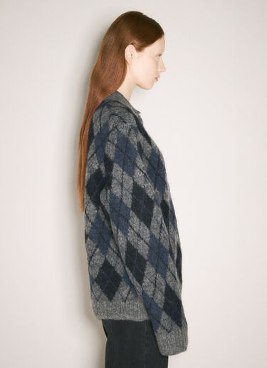 Evening Polo Sweater Our Legacy Evening Polo Sweater Grey our0358020
