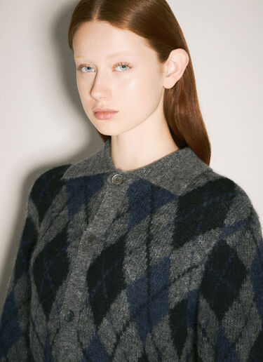 Evening Polo Sweater Our Legacy Evening Polo Sweater Grey our0358020