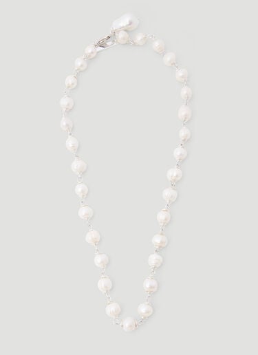Pearl Octopuss.y 뱀파이어 진주 체인 네크리스 실버 prl0353002