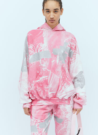 Garbage Hooded Sweatshirt Praying Garbage Hooded Sweatshirt Pink pry0354006