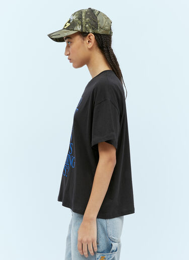 「Who's Laughing」T シャツ Praying 「Who's Laughing」T シャツ ブラック pry0354016