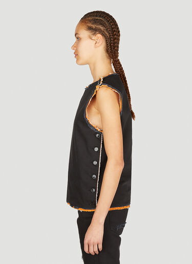 Doubled Denim Top Raf Simons Doubled Denim Top Black raf0351001