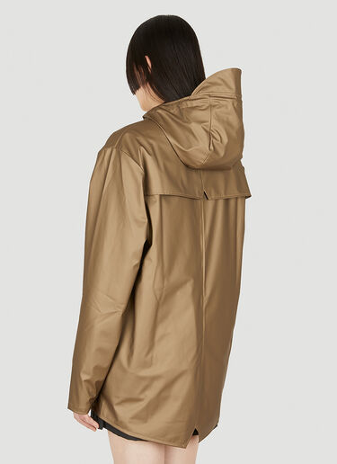 Short Hooded Jacket Rains Short Hooded Jacket Brown rai0348001