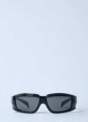 Rick Owens Rectangular Sunglases Black ris0353002
