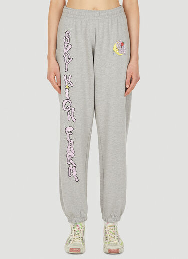 Sky High Farm Workwear Graphic Print Track Pants Grey skh0350018