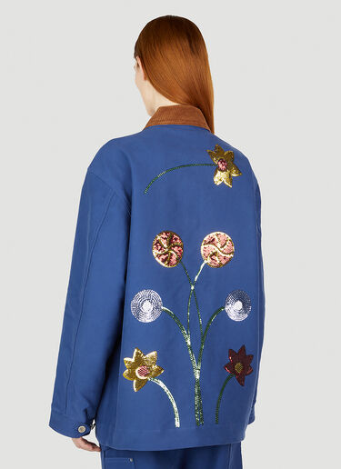 ワークウェア刺繍入りジャケット Sky High Farm Workwear ワークウェア刺繍入りジャケット ダークブルー skh0352007