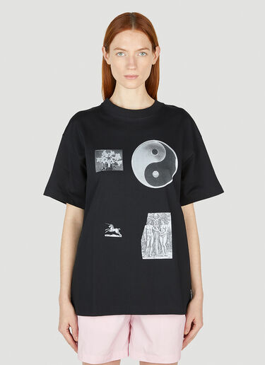 Collage Print T-shirt Soulland Collage Print T-shirt Black sld0352018