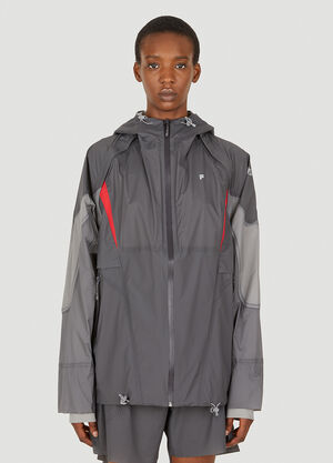 SLAM JAM Transformable Windbreaker Jacket Grey slj0349003