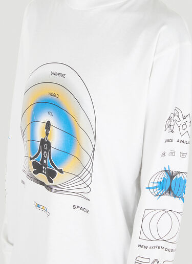 Space Available 원네스 긴팔 티셔츠 화이트 spa0348017