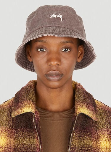 Stüssy Low Pro Washed Bucket Hat Brown sts0347030