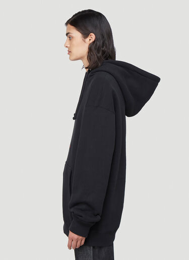Saintwoods Logo Hooded Sweatshirt Black swo0342007