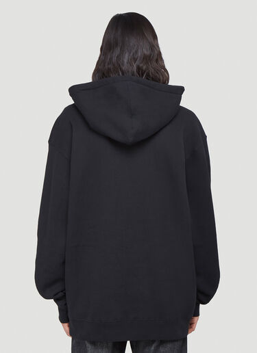 Saintwoods Logo Hooded Sweatshirt Black swo0342007