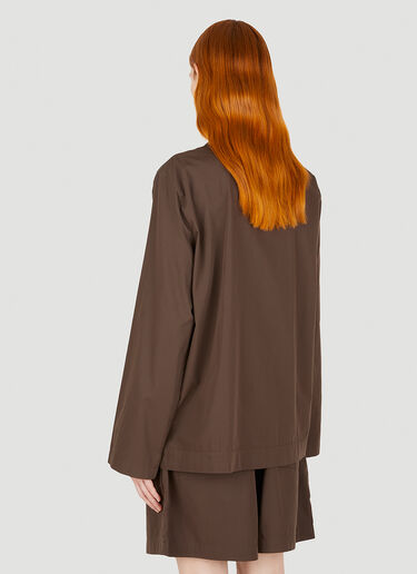 Classic Sleep Shirt Tekla Classic Sleep Shirt Brown tek0349026