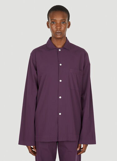 Classic Pyjama Shirt Tekla Classic Pyjama Shirt Purple tek0350016
