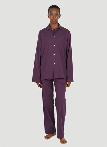 Classic Pyjama Shirt Tekla Classic Pyjama Shirt Purple tek0350016