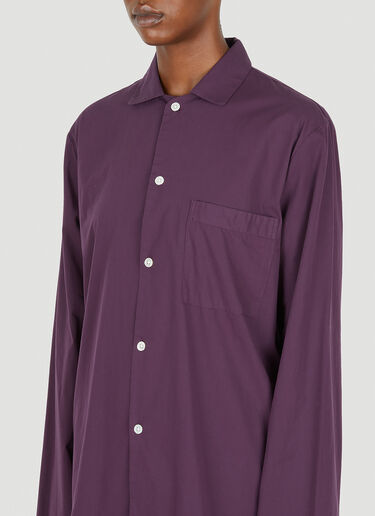 Classic Pyjama Shirt Tekla Classic Pyjama Shirt Purple tek0350016