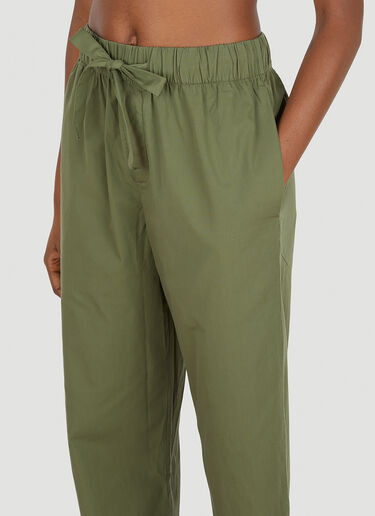 Drawstring Pyjama Pants Tekla Drawstring Pyjama Pants Green tek0350017