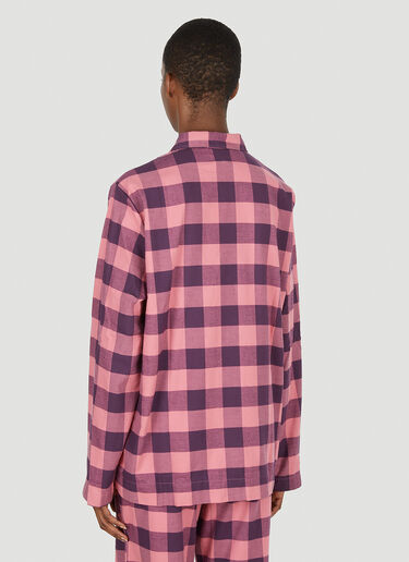 Gingham Classic Pyjama Shirt Tekla Gingham Classic Pyjama Shirt Pink tek0350020
