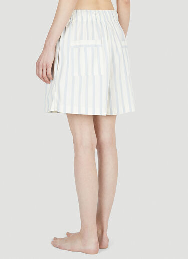 Stripes Shorts Tekla Stripes Shorts Blue tek0352007