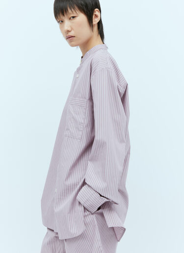 x Birkenstock Band Collar Shirt Tekla x Birkenstock Band Collar Shirt Purple tek0355004