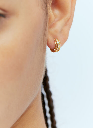 Nova Huggies Earrings Tom Wood Nova Huggies Earrings Gold tmw0353020