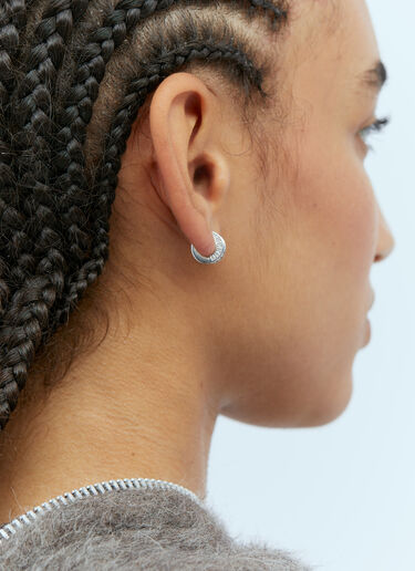 Nova Huggies Earrings Tom Wood Nova Huggies Earrings Silver tmw0353021