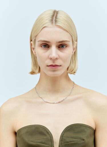 Rue Chain Necklace Tom Wood Rue Chain Necklace Silver tmw0355013