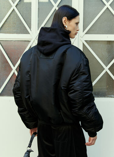 Reversible Padded Bomber Jacket VTMNTS Reversible Padded Bomber Jacket Black vtm0354001