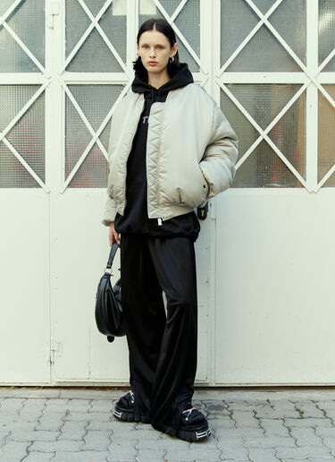 Reversible Padded Bomber Jacket VTMNTS Reversible Padded Bomber Jacket Black vtm0354001