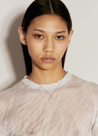 나탈리나 펜던트 목걸이 Vivienne Westwood 나탈리나 펜던트 목걸이 실버 vww0356013