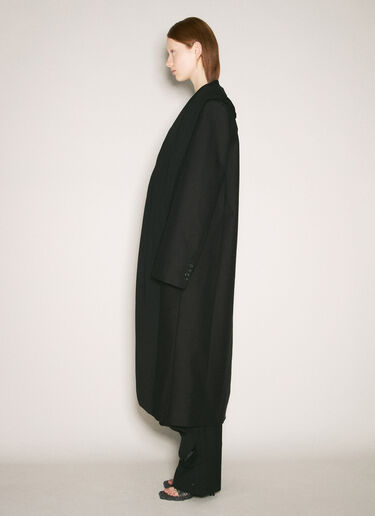 Draped Hood Coat Y/Project Draped Hood Coat Black ypr0358002