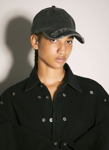 Y/Project Logo Patch Baseball Cap Black ypr0358021