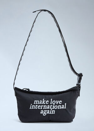 ACMH x Love International Logo Motif Crossbody Bag Black acl0162006
