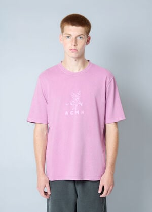 ACHM Logo Motif T-Shirt Pink acm0162005