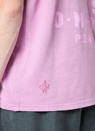 ACHM Logo Motif T-Shirt Pink acm0162005