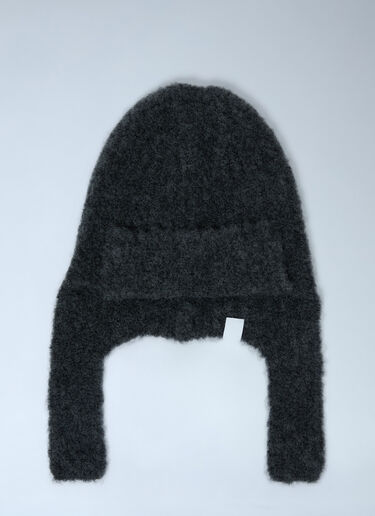 Kaz Ear Beanie Hat ACHM Kaz Ear Beanie Hat Black acm0162007