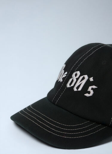 Logo Motif Baseball Cap ACHM Logo Motif Baseball Cap Black acm0162008