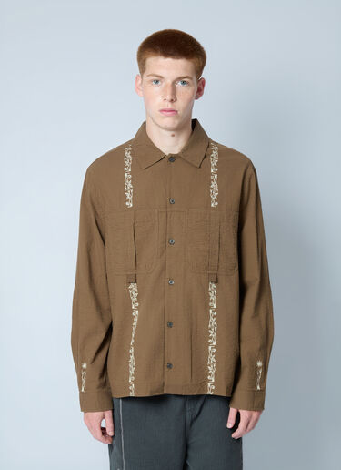 ACHM Embroidered Shirt Brown acm0162011
