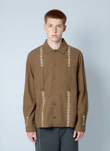 Embroidered Shirt ACHM Embroidered Shirt Brown acm0162011